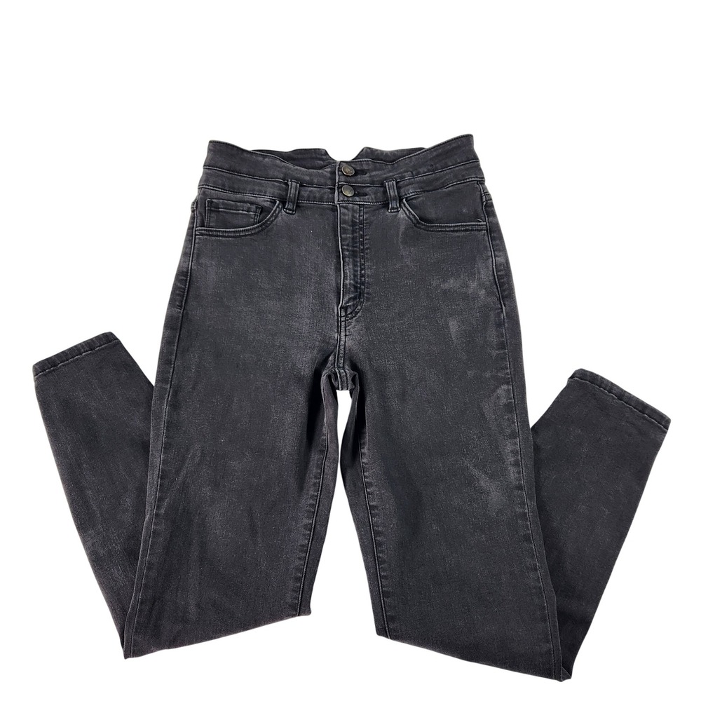 KanCan Signature Kurvy Ultra High Rise Ankle Skinny Jeans Black VBK1673A Size 28